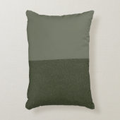 カスタムモスグリーン割りアクセント枕 アクセントクッション (正面(垂直))