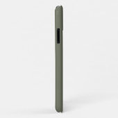 カスタムモスグリーンiPhone 11ケース Case-Mate iPhoneケース (裏面/右)