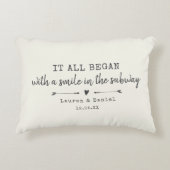 カスタムモダンでバレンタインデーを始めた アクセントクッション (正面)