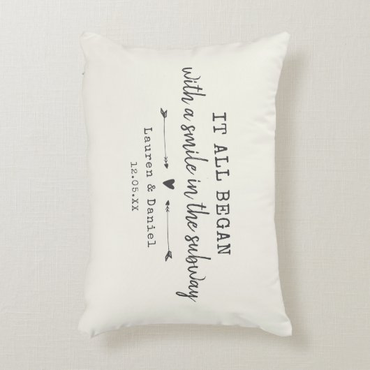 カスタムモダンでバレンタインデーを始めた アクセントクッション (正面(垂直))