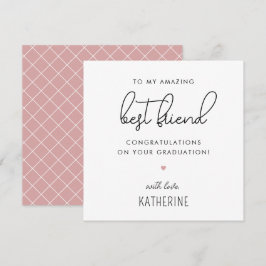 カスタムモダンとキュイ最高のフレンド カード