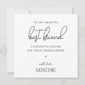 カスタムモダンとキュイ最高のフレンド カード (正面)