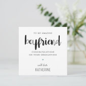 カスタムモダンと可愛い彼氏卒業 カード (スタンド正面)