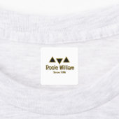 カスタムモダンアイロンのラベル ラベル (貼付)