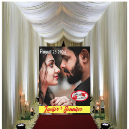 カスタムモダンウェディングエレガント招待状はがき ポストカード