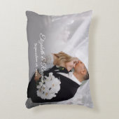 カスタムモダンウェディング写真 アクセントクッション (正面(垂直))