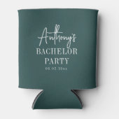 カスタムモダンエレガントカッコいいバチュラーパーティ 缶クーラー (正面)