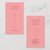 カスタムモダンエレガントシグネチャーマット紙ルクセ 名刺 (正面/裏面)