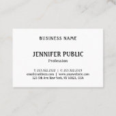 カスタムモダンエレガントピンクブルーグリーン抽象芸術 名刺 (裏面)