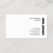 カスタムモダンエレガントプロフェッショナル会社 名刺 (裏面)