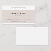 カスタムモダンエレガントミニマルプロフェッショナルシック 名刺 (正面/裏面)