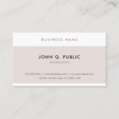 カスタムモダンエレガントミニマルプロフェッショナルシック 名刺 (正面)