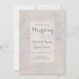 カスタムモダンエレガント銅結婚式招待状 招待状