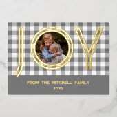 カスタムモダング素朴レーバッファローランバージャック金ゴールド 箔シーズンカード (正面)