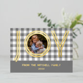 カスタムモダング素朴レーバッファローランバージャック金ゴールド 箔シーズンカード (立ち正面)