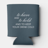 カスタムモダンザグルームダスキーグリーンホワイト文字セル 缶クーラー (裏面)