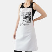 カスタムモダンシェフおもしろいシェイクスピア引用文 エプロン (インサイチュ)