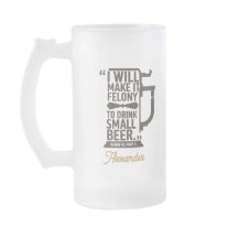 カスタムモダンシンプルおもしろいビールオーバー引用文パパ