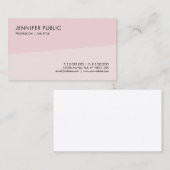 カスタムモダンシンプルエレガントプロフェッショナルテンプレート 名刺 (正面/裏面)