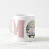 カスタムモダンシンプル母の日のギフト写真母 コーヒーマグカップ (正面左)