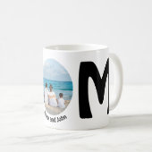 カスタムモダンシンプル母の日のギフト写真母 コーヒーマグカップ (正面右)