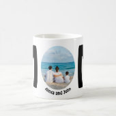 カスタムモダンシンプル母の日のギフト写真母 コーヒーマグカップ (中央)