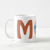 カスタムモダンシンプル母の日のギフト写真母 コーヒーマグカップ (左)