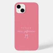 カスタムモダンスクリプトの花嫁 | バチェラー・パーティー Case-Mate iPhoneケース (裏面)