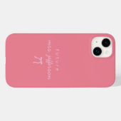 カスタムモダンスクリプトの花嫁 | バチェラー・パーティー Case-Mate iPhoneケース (裏面 (横))