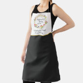 カスタムモダンチューリップ金ゴールドとブラックイベント計画 エプロン (インサイチュ)