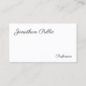 カスタムモダンテンプレートミニマル 名刺 (正面)