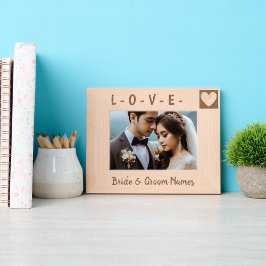 カスタムモダンハートアート レーザー彫刻フレーム