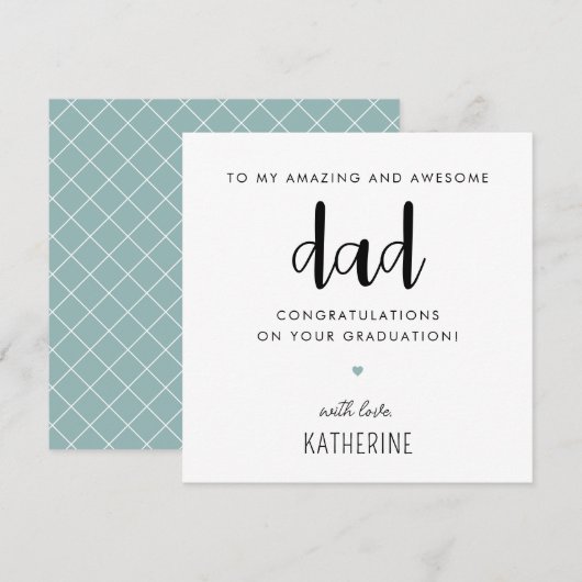 カスタムモダンパパ カード (正面/裏面)