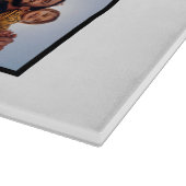 カスタムモダンパパStepdad 4 Photo Collage カッティングボード (角)