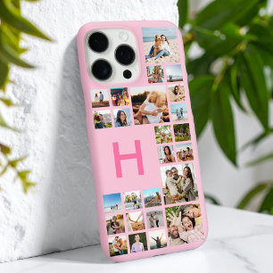 カスタムモダンパーソナライズされた写真コラージモノグラム iPhone 16 PRO MAXケース