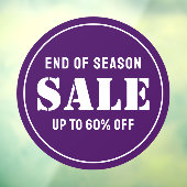 カスタムモダンパープルビジネスストア販売 ウィンドウサイン (シート3)