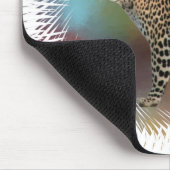 カスタムモダンヒョウポップ・アートのアートテンプレートトレンディー マウスパッド (コーナー)