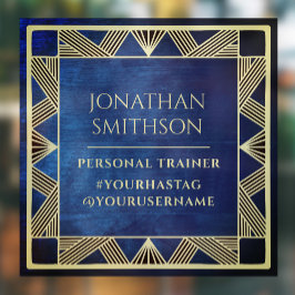 カスタムモダンブ男らしルジムパーソナルトレーナー ウィンドウサイン