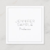 カスタムモダンプロフェッショナルエレガントラグジュアリーテンプレート スクエア名刺 (正面)