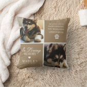 カスタムモダンペット記念写真 クッション (ブランケット)