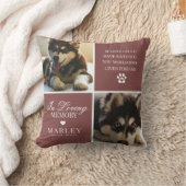 カスタムモダンペット記念写真 クッション (ブランケット)