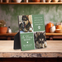 カスタムモダンペット記念写真 フォトプラーク