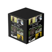 カスタムモダンペット記念6フォトコラージュ フォトキューブ (裏面アングル)