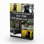 カスタムモダンペット記念6フォトコラージュ フォトブロック (右)