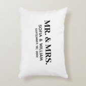 カスタムモダンミセス結婚の アクセントクッション (正面(垂直))