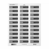 カスタムモダンミニマル点ラベル ラベル (フルシート)