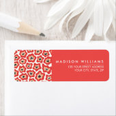 カスタムモダンミニマル花ラベル ラベル (インサイチュ)