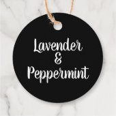 カスタムモダンローソク製品ラベル包装ラベル フェイバータグ (裏面)