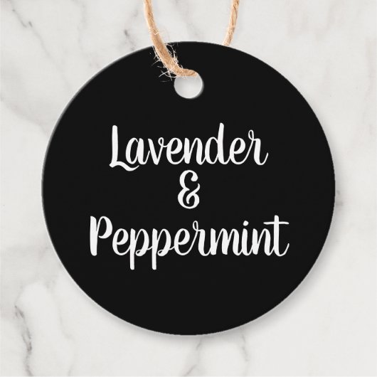 カスタムモダンローソク製品ラベル包装ラベル フェイバータグ (正面)