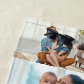 カスタムモダン写真のコラージュパーソナライズされた写真 ビーチタオル (インサイチュ)